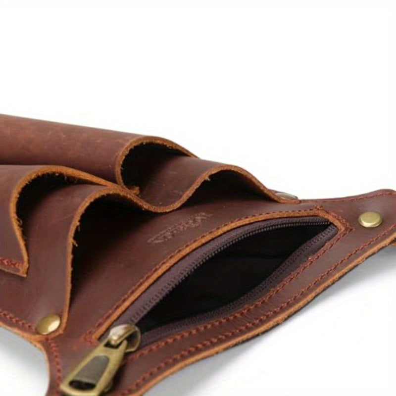 Faux Leather Gardening Belt Florist Tool Bag Gardener Holster Waist Pouch Electrician Carpenter Organizer Kit