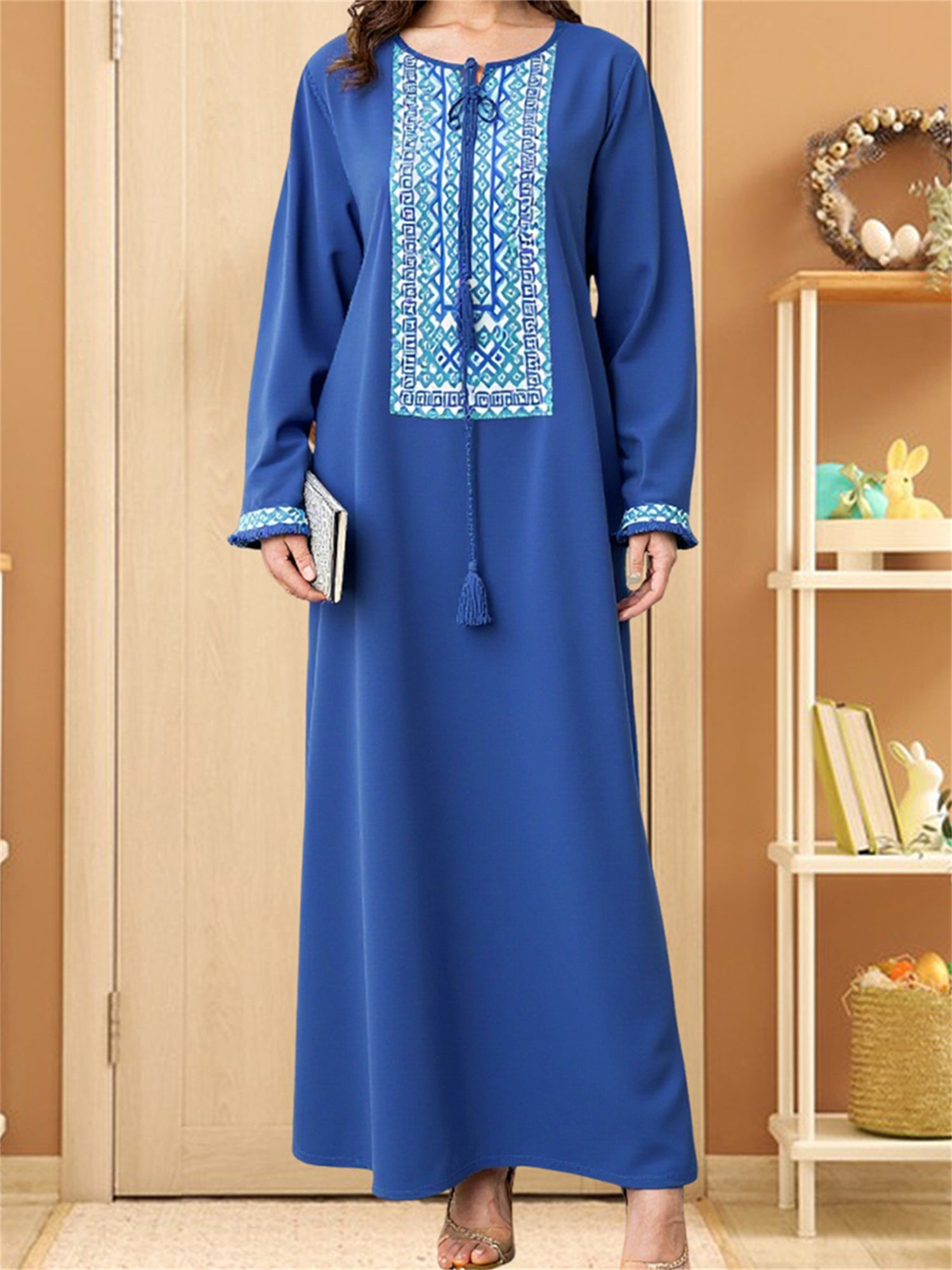 Women's Vintage Turkish Abaya Dress