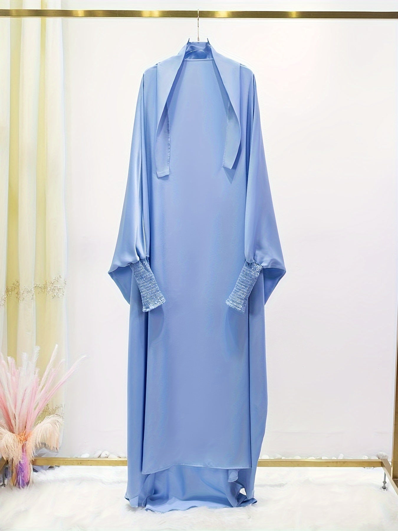slim fit dress slacks Mermaid Embroidery Turkish Dress Pastel main image 0