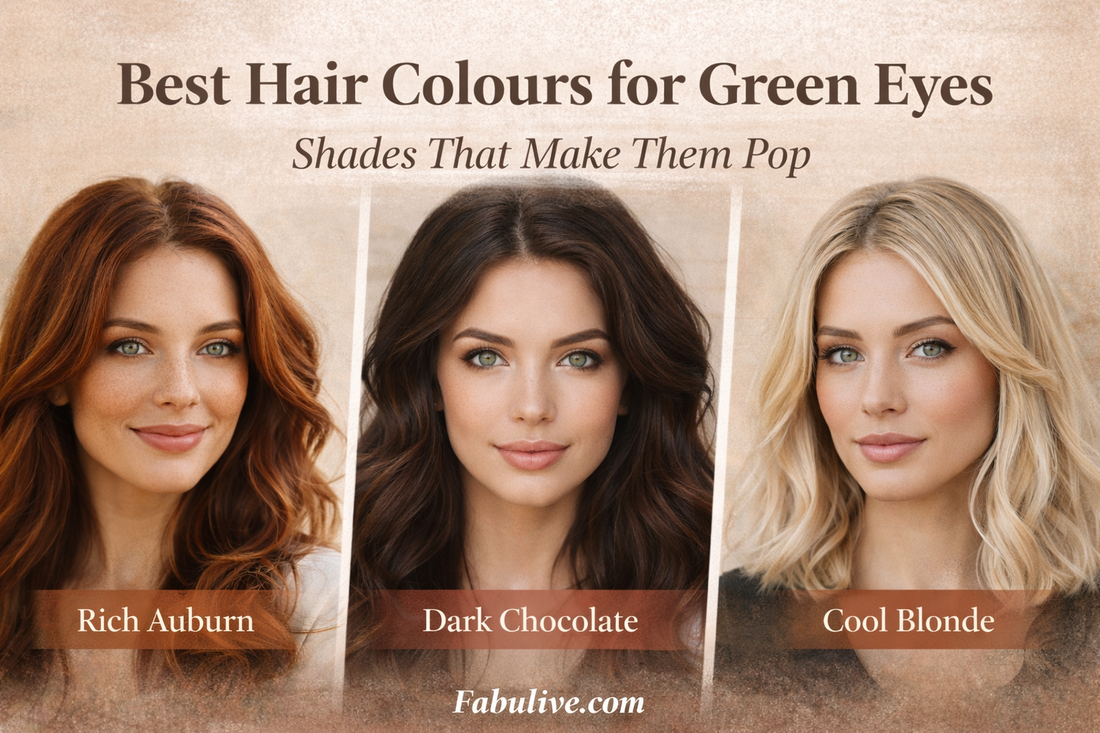 The Best Hair Colours to Complement Green Eyes