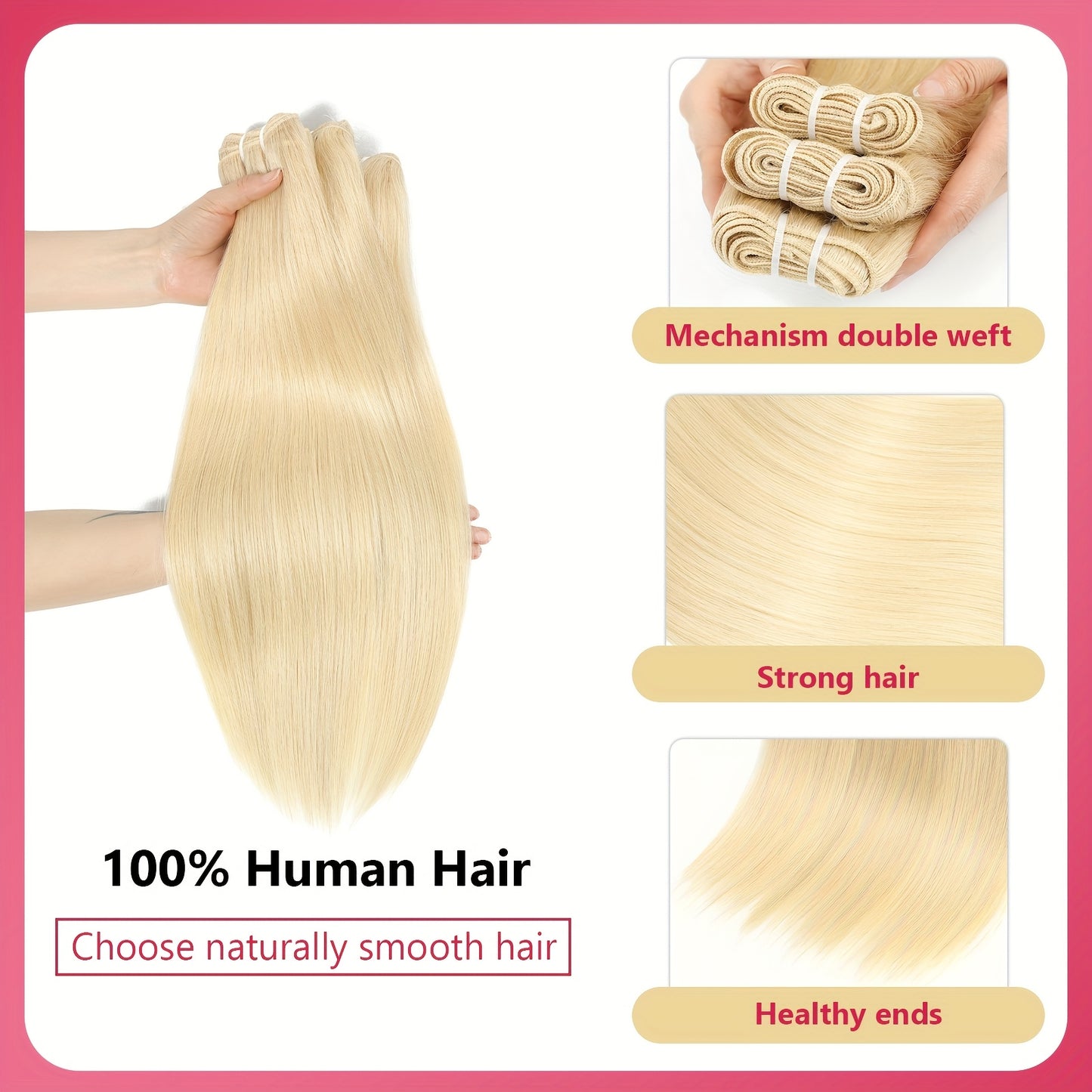 20-34 Inch Brazilian Remy Human Hair Extensions