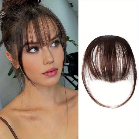 Women's Clip-In Air Bangs Hair Extensions - Loose Curly, Basic Style, Suitable for All