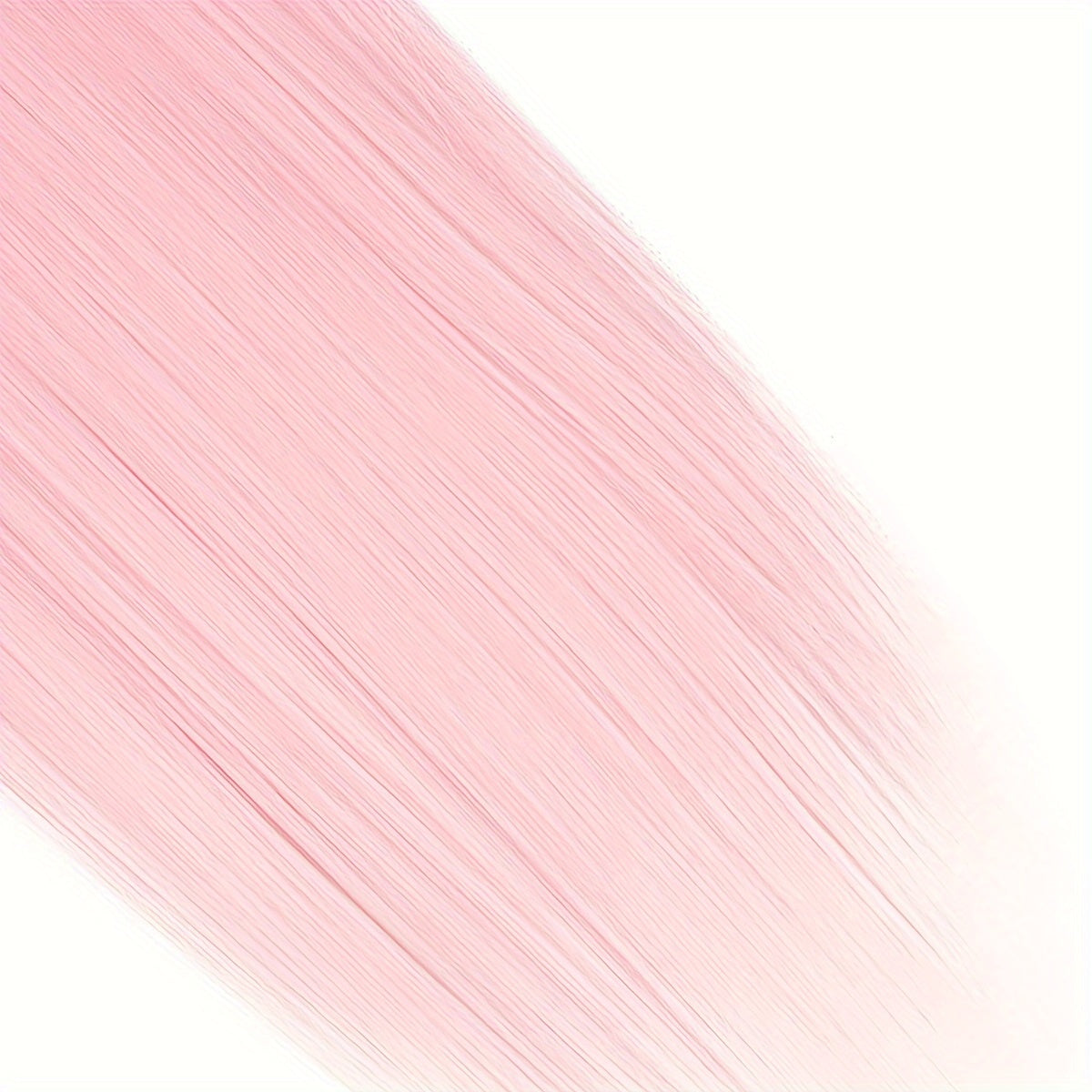 Synthetic Women's Hair Clipper 20 Inch 18 Clips/Set Long Straight Clip-in Hair Extension, Green, Pink, Brown, Red, Sky Blue Color Hair Extension Synthetic Braided Clip-in Hair Extension, Suitable for Straight Hair, Heat-resis