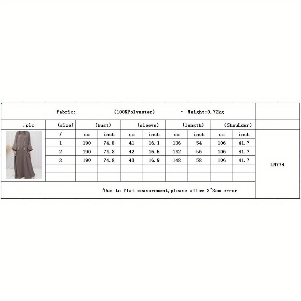 Women's Islamic Prayer Dress & Modest Jibab Abaya - Soft Pink (Pastel) Full Coverage Hijab Robe with Sleeves, for Ramadan, Travel, Daily Prayer - Muslim Kaftan, Muslimah Clothing, Modestwear Outfit, Elegant Drape, Breathable Fabric