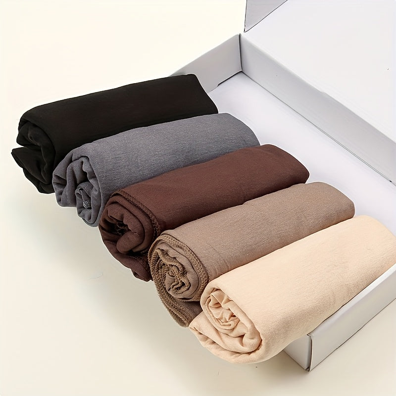 5pcs Muslim Ramadan Solid Color Scarf And 2 Headscarf Pins Combination