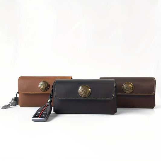 Men's Genuine Leather Camera Bag Crossbody, Belt Bag, Stylish And Simple Mobile Phone Bag, Suitable For Hiking, Camping, Outdoor Commuting, Multifunctional Waist Bag