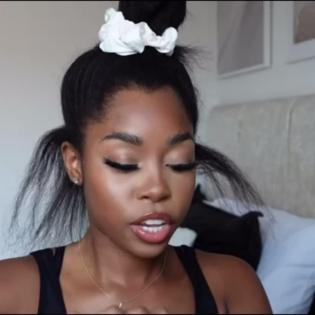 8 Pieces Straight Real Human Hair Clip In Hair Extensions | Remy Brazilian Black Human Hair | Double Wefted Clip In Hair Extension