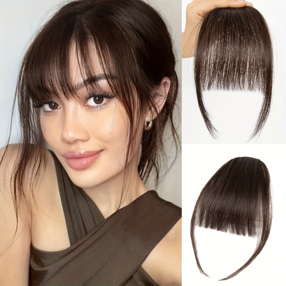 Clip In Bangs Real Human Hair Wispy Bangs Fringe With Temples Bangs Clip In Hair Extensions