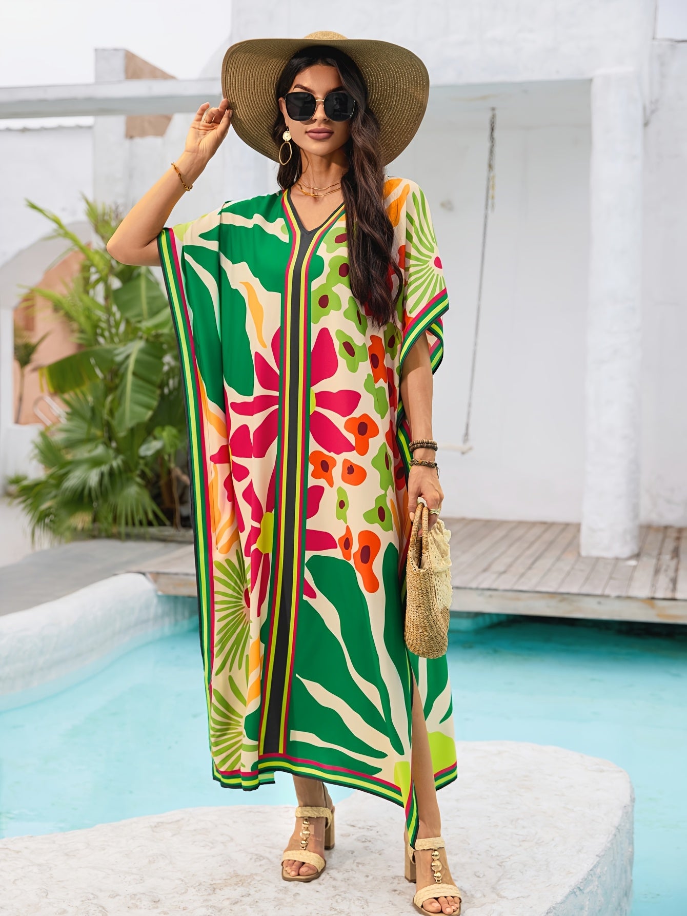 chinese dress ladies Casual Loose Fit Beach Dress – Something She Likes Wholesale