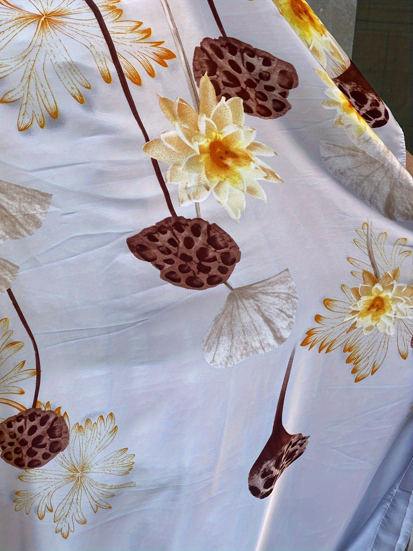 Women's Printed Long Baju Abaya with Scarf- Lightweight Polyester Batwing Sleeves, Loose Round Neck H-Shaped Spring/Summer Outfit, Suitable for Parties and Casual Wear