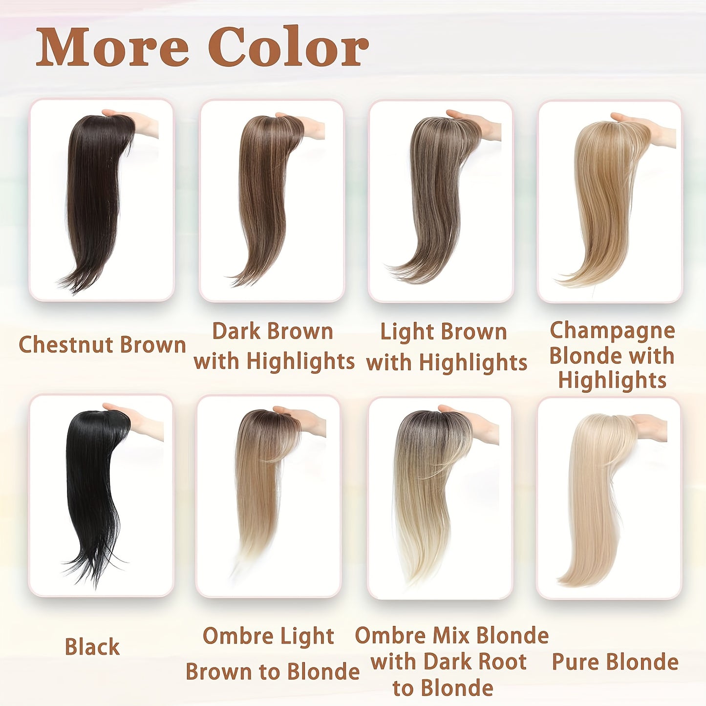 Cover Clip-In Bangs Hair Extensions for Women