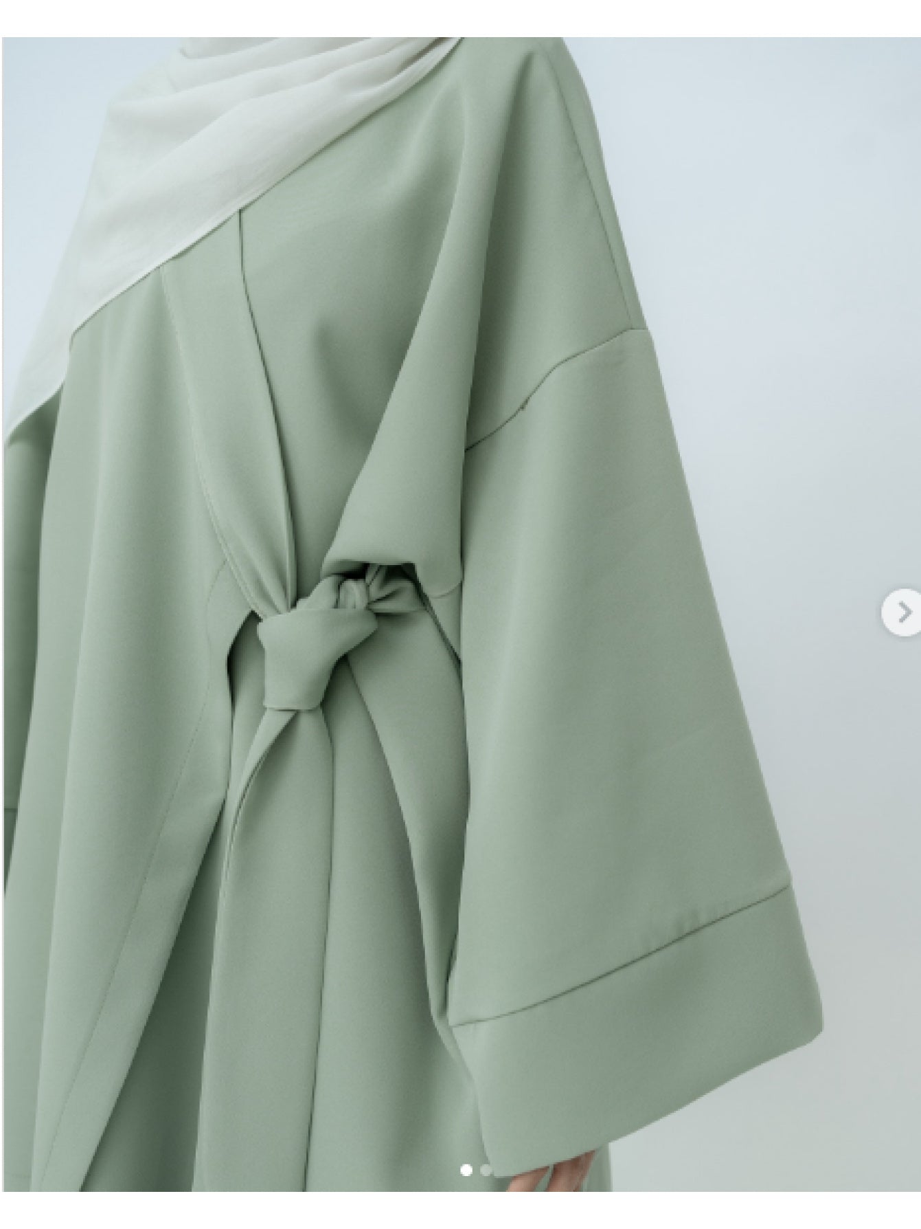 Women's Islamic Baju Abaya Kurung Hanbok Outfit - Elegant Korean-Hijab Inspired Two-Piece with Tie Belt, Long Flowing Robe for Wedding, Everyday, Ramadan - Modest Muslim Formal & Casual Attire