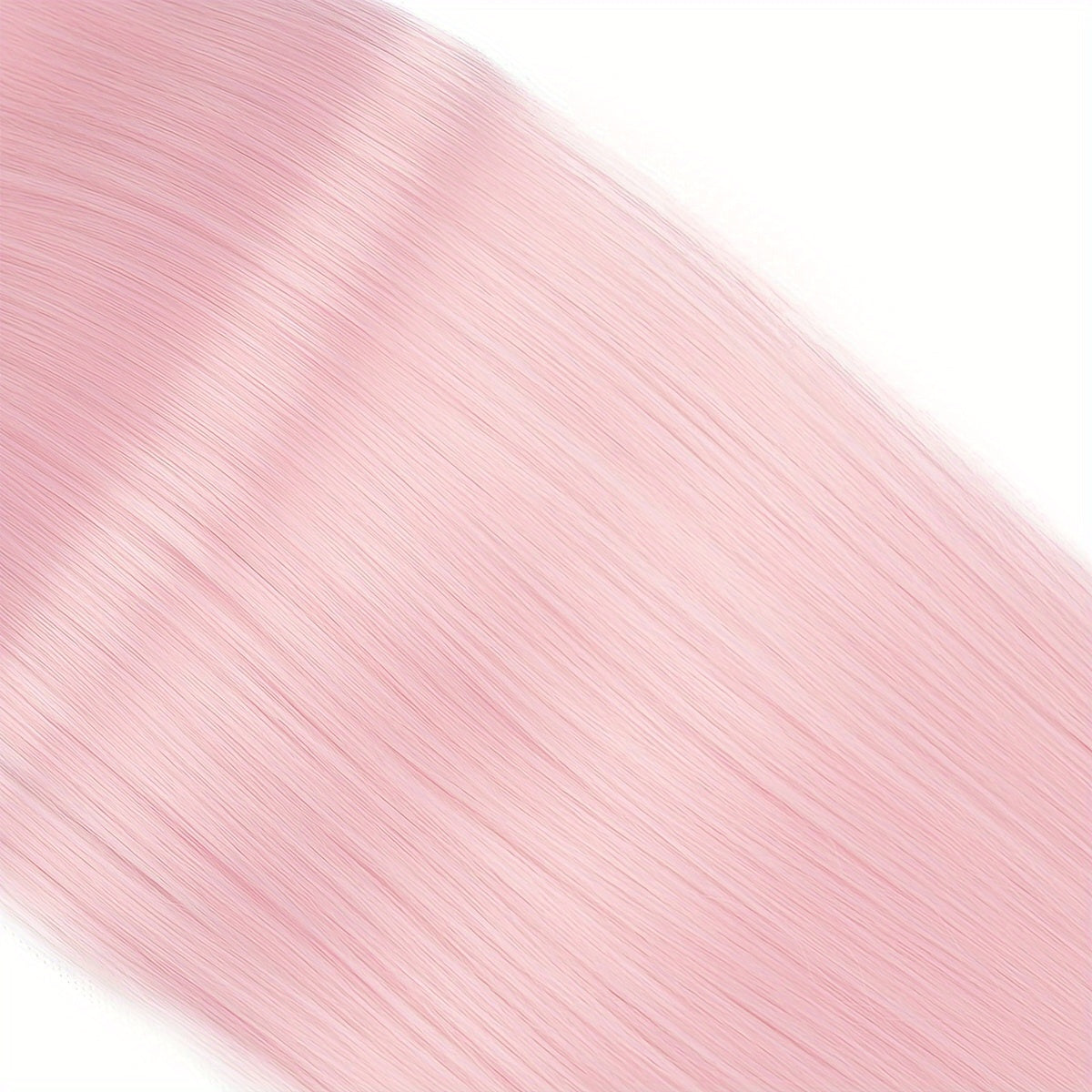 Synthetic Women's Hair Clipper 20 Inch 18 Clips/Set Long Straight Clip-in Hair Extension, Green, Pink, Brown, Red, Sky Blue Color Hair Extension Synthetic Braided Clip-in Hair Extension, Suitable for Straight Hair, Heat-resis