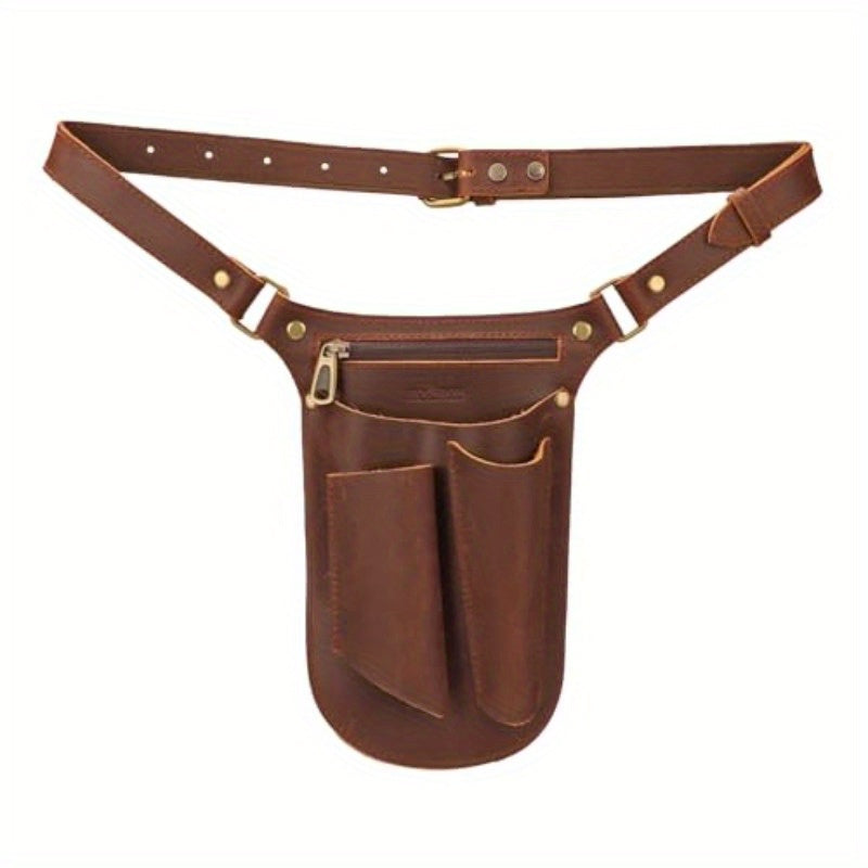 Faux Leather Gardening Belt Florist Tool Bag Gardener Holster Waist Pouch Electrician Carpenter Organizer Kit