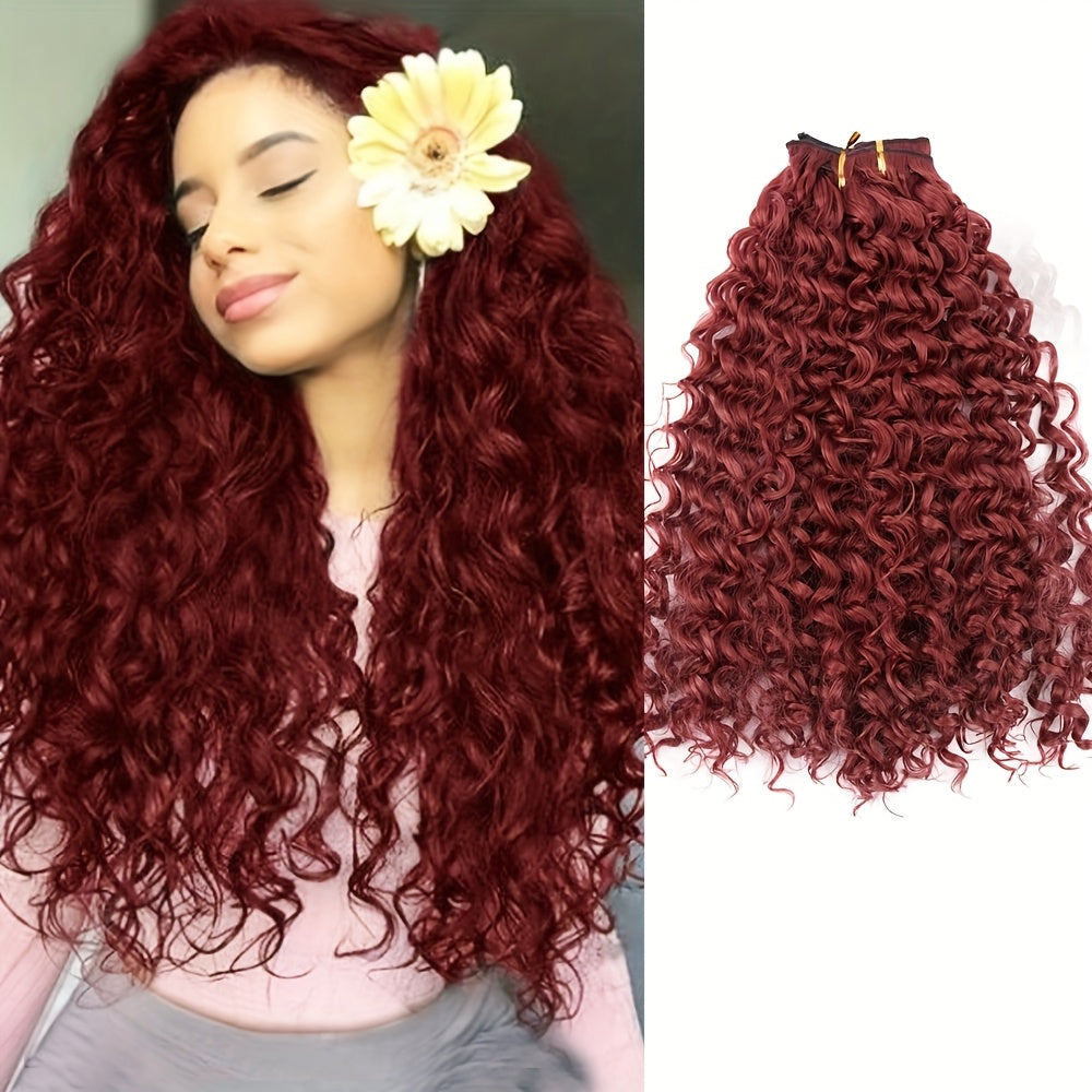 Chic Afro Curly Clip-In Hair Extensions for Women