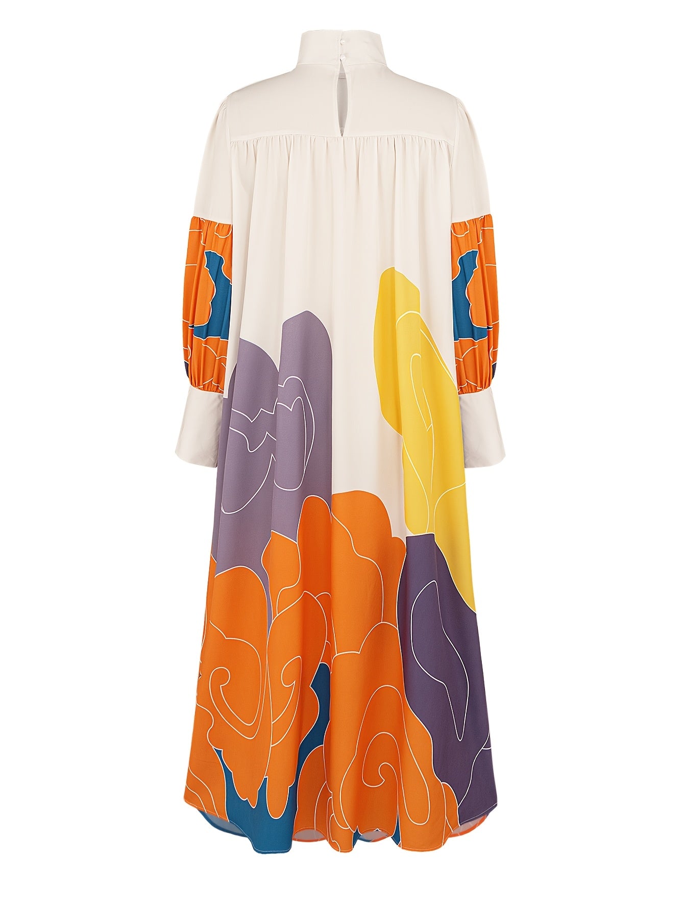Casual Dress Small Stand Collar Long Elegant Middle Eastern Long Sun Protection Abaya