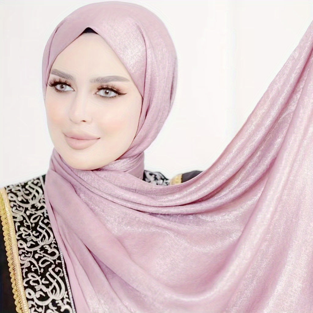 1/2 Pack Non-Stretch Religious Muslim Khimar Abaya, 100% Polyester, Breathable, Handmade, Available in Various Solid Colors, Includes Hand Wash or Professional Dry Clean Care Instructions