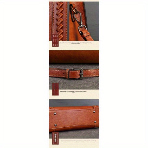 Genuine Leather Women's Handbags, Niche Women's Crossbody Bag, Large-Capacity Soft Leather Tote Bags