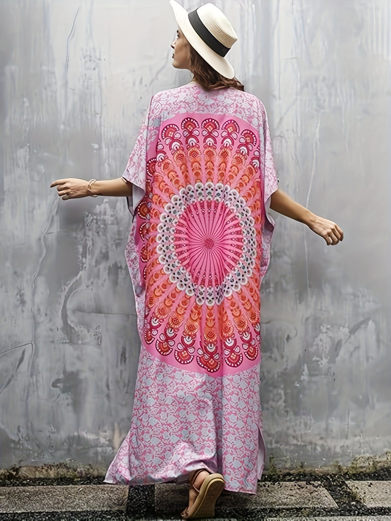 Plus Size, Plus Size Kaftan Cover Ups for Women Maxi Caftans Lounge Swimsuit Cover Up