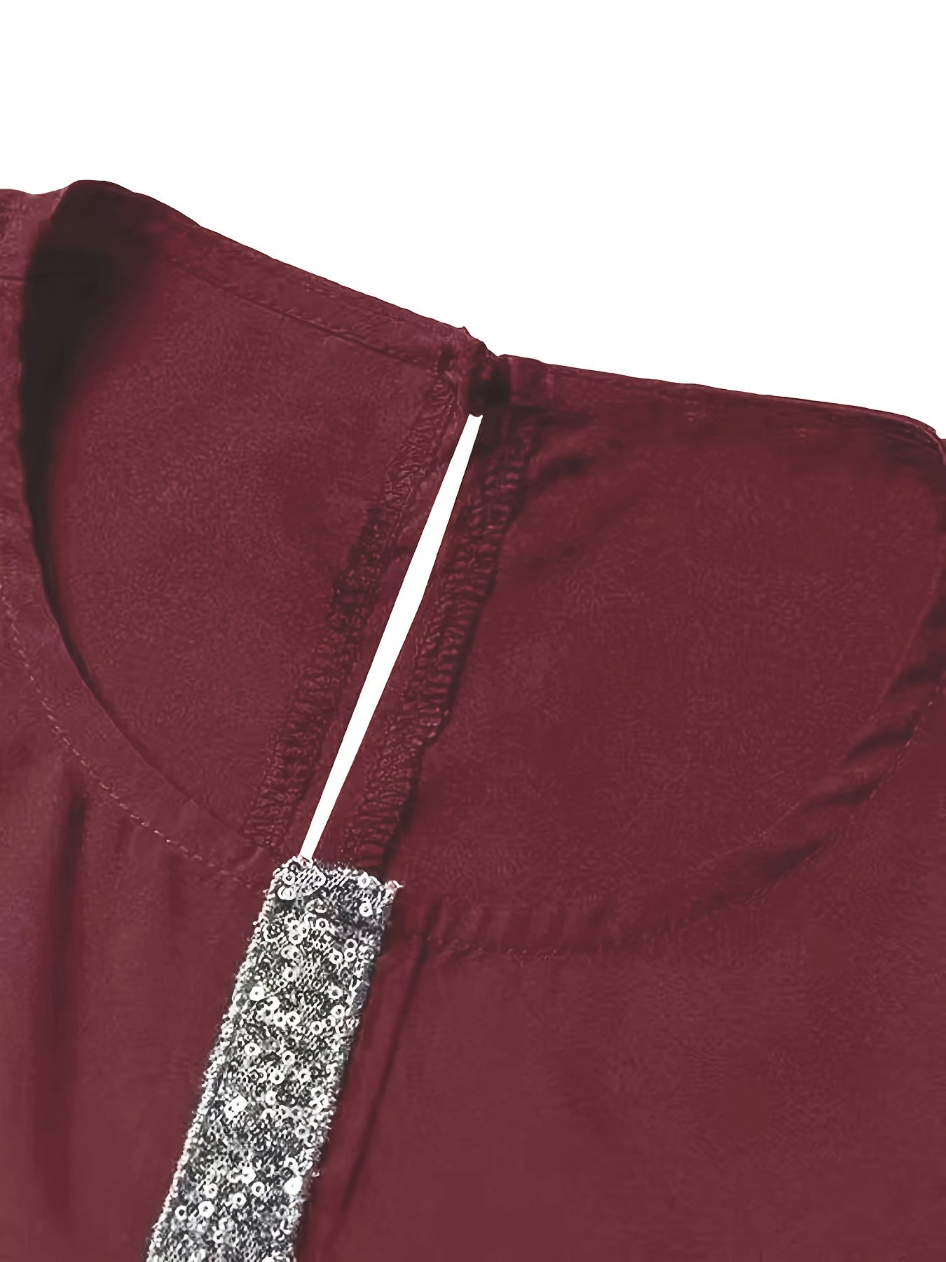 [Elegant Abaya] Elegant Arabic Abaya Burkha | 2023 New Women's Long Sleeve Modest Cover Dress, Solid Green, Sequin Sleeves, Machine Washable, No Stretch Fabric