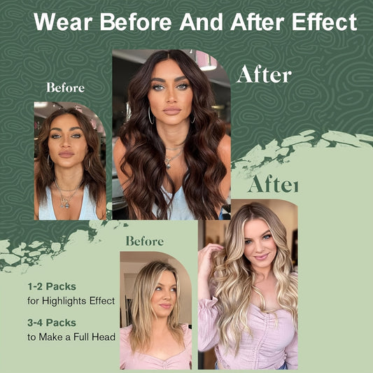 100pcs/50g Micro Loop Ring Human Hair Extensions | Pre Bonded Remy Nano Ring